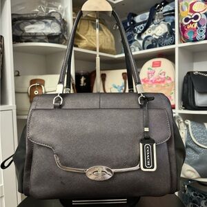 Coach Madison Saffiano Leather Madelaine Satchel